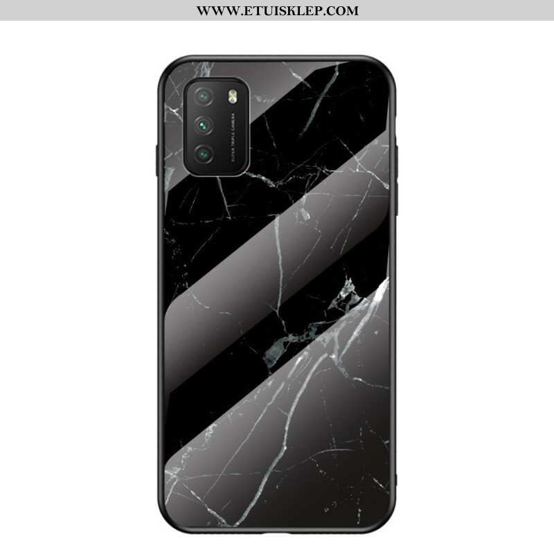 Etui do Poco M3 Szkło Hartowane W Kolorach Marmuru